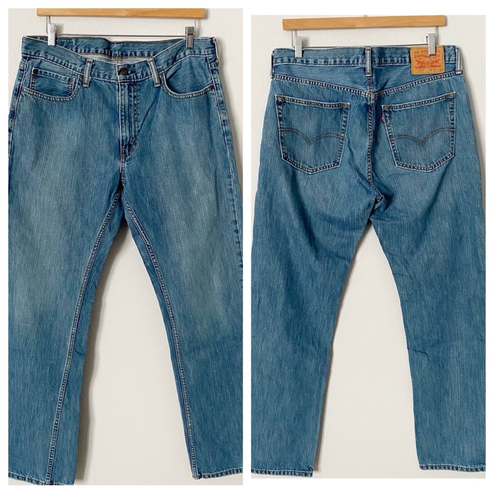 Levi's‎ 559 Jeans Relaxed Straight Medium Wash Denim Blue Men's 36x34